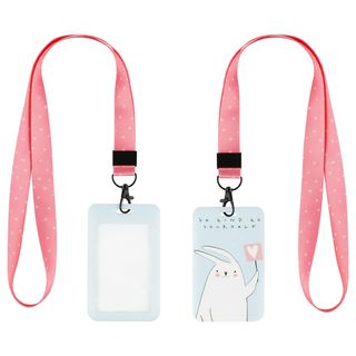 Бейдж Вертикальный Meshu "kind Bunny", 110*70мм, Лента С Карабином, 3d Печать, Опп Пакет С Европодвесом (1452981)