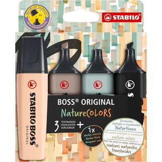 Набор Текстовыделителей Stabilo Boss Naturecolors, 4 Цвета (1437846)