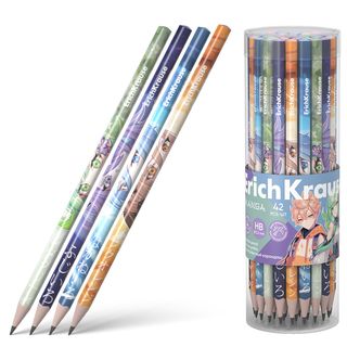 Чернографитный Карандаш Erichkrause Manga, Трехгранный, Hb (1449588)