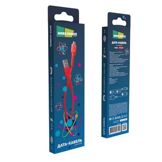 Кабель More Choice K16m Usb/micro Usb 1м (red)
