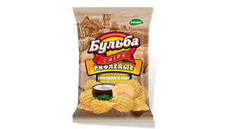 Bulba Sour Cream Cheese Chips, 75g