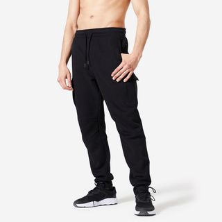 Pantalón Jogger Fitness 520 Hombre Negro 3Xl / W48 L34 Negro