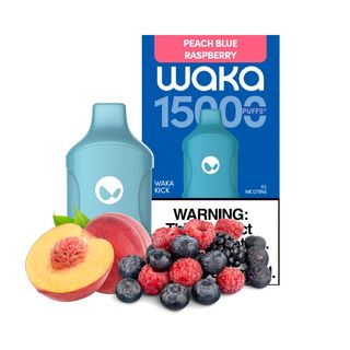 WAKA-Kick-Peach Blue Raspberry-15000