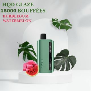 Hqd Watermelon Bubblegum 15000 Puffs 5% Nicotine