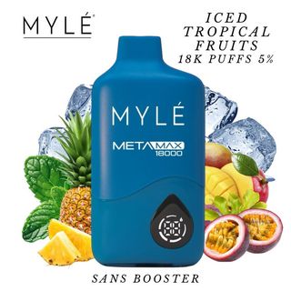 Mylé META MAX ICED TROPICAL FRUIT 18K PUFFS 5%