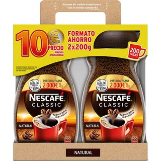 NESCAFÉ Café molido natural 2x200 g