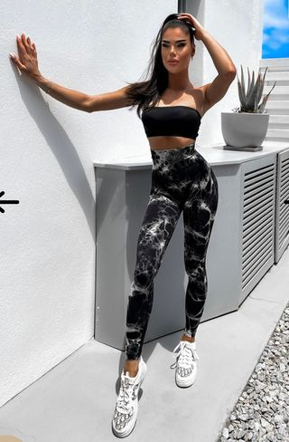 Colanti splash negru m