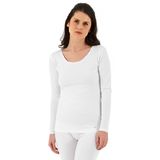 Taille S - Partner's T-Shirt Manches Longues Col R Blanc