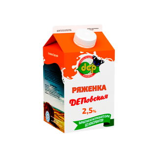 Ряженка Dep 2,5% 0,5 л