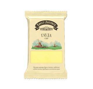 Сыр/ продукт Савушкин/ полутвердый "Брест-Литовск" Гауда 48%, 10*200г