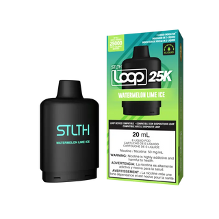 STLTH Loop Watermelon Lime Ice Vape, 25000 Puffs