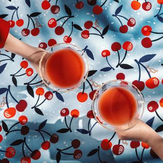 სუფრა "ალუბლები" - 210x140 სმ.