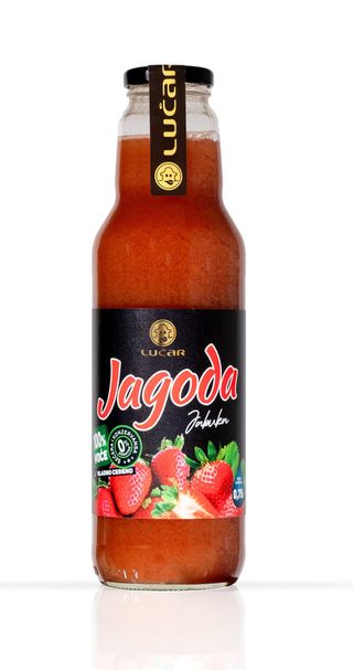 Sok jagoda jabuka 0,75l Lucar