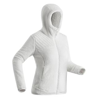 Forro Polar De Montaña Y Nieve Cálido Mujer Quechua Sh500 3Xl Blanco