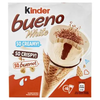 K Bueno Ice Cream Cone White T4 Ferrero