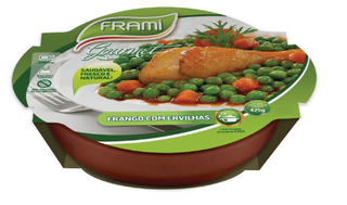 FRANGO C/ERVILHAS CACAROLA 425GR FRAMI