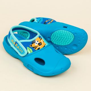 Zuecos Piscina Bebé  Clog 500 Azul Tigre 28/29 Azul