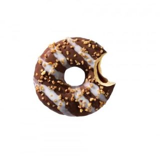 Донатс 75г з начинкою зі смаком лісового горіху та какао глазур'ю (L) б/уп Чехія ГП