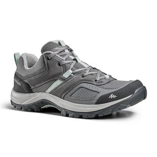 Zapatillas De Montaña Y Trekking Mujer Quechua Mh100 Verde 38 Gris