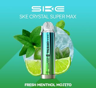 Ske Crystal Super Max Fresh Menthol Mojito 4500 Puffs 50mg