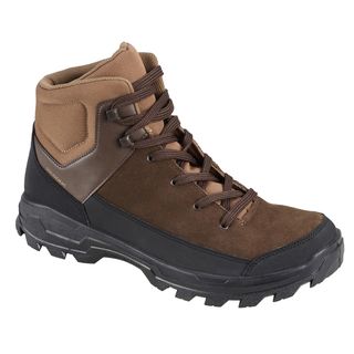 Botas De Caza Solognac Crosshunt 100 Hombre Marrón Piel Transpirables.46