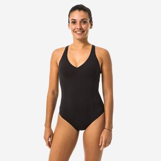 Bañador Mujer Reductor Natación Pearl Negro.40 Negro