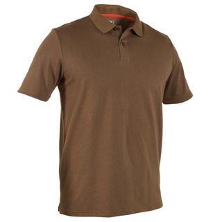SOLOGNAC Polo de caza de algodón transpirable L