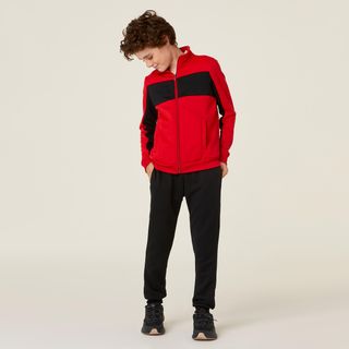 Chándal Poliéster Niños de 5 a 16 años Domyos S 500 rojo.113 122cm 5 6A Rojo