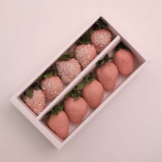 Набор 10 В Розовом Бельгийском Шоколаде