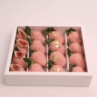 Набор 16 В Розовом Бельгийском Шоколаде