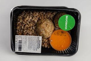 Тефтели Говяжьи С Гречкой И Овощами, 350г