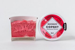 Сорбет "малина-личи"