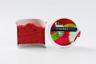 Сорбет Из Пюре Смородины И Яблока