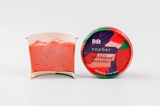 Сорбет Клубника-базилик