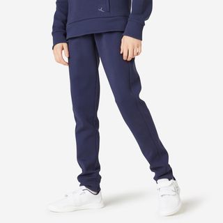 Pantalón Jogger 900 Niños Unisex Azul Marino Algodón Transpirable.151 160cm12 13A Azul