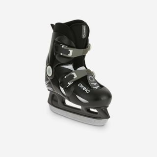 OXELO Patines deslizantes para niños PLAY 3 BLACK Negro / Blanco EU28/30