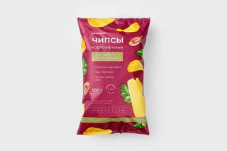 Чипсы Картофельные "сыр Пармезан С Чесноком И Зеленью"