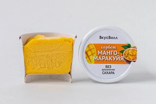 Сорбет "манго-маракуйя" Без Сахара
