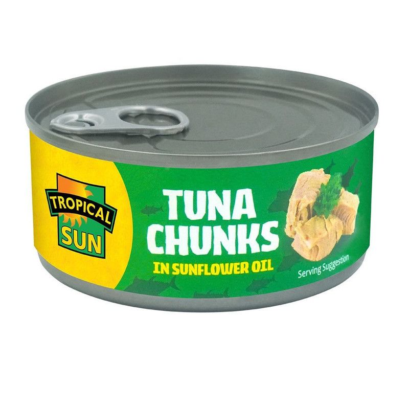 Tropical Sun Tuna Chunks In Sunflower Oil, 160G