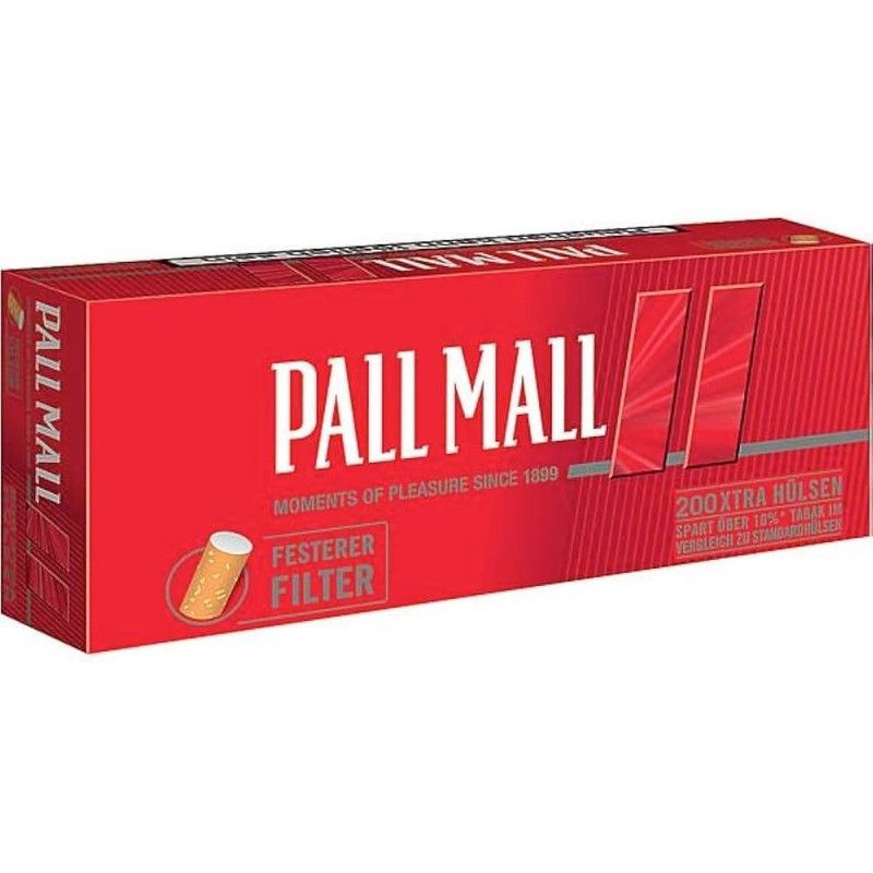 Pall Mall Red Filter Cigarettes, 10 Rolls