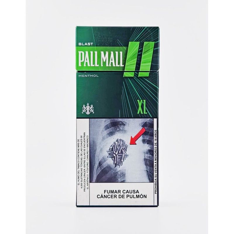 Pall Mall Xl Blast Menthol Cigarettes, 10 Roll Pack