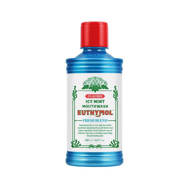 Euthymol Icy Mint Mouthwash, 500Ml