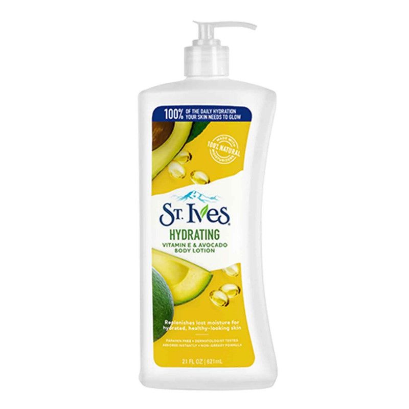 St. Ives Hydrating Vitamin E & Avocado Body Lotion, 621Ml