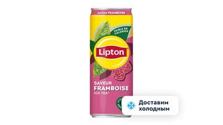 Чай Чёрный Lipton Малина 330мл