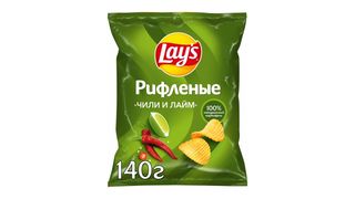Чипсы Lay's Рифлёные Чили И Лайм 140г