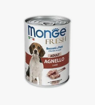 Monge(Монже) влажный корм для собак паштет со вкусом ягненка 400 гр