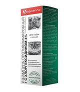 Apicenna шампунь противомикробный с хлоргексидином 4% для собак и кошек 150 мл