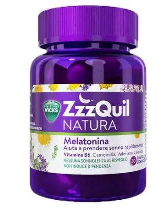 INTEGRATORI SONNO VICKS ZZZQUIL NATURA 30CP