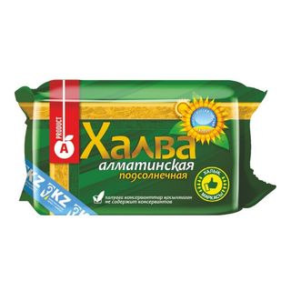 Халва Алматинская Подсолнечная 600гр М/уп Kz4870066008717