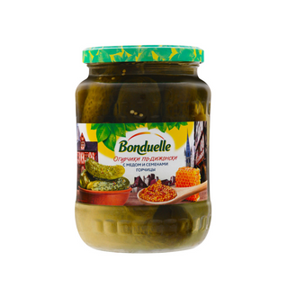Огурцы Bonduelle По Дижонски Мед Семена Горчицы Маринованные 720мл Ст/банка Рф3083681096637